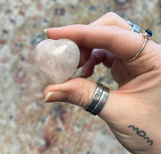 Rose Quartz Heart