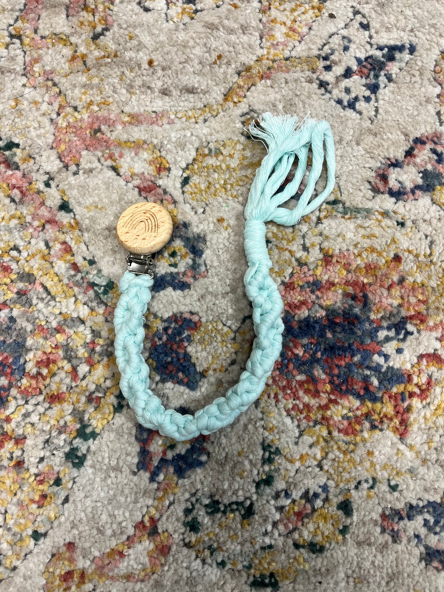 Macrame Pacifier Clip