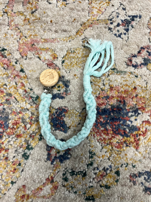 Macrame Pacifier Clip
