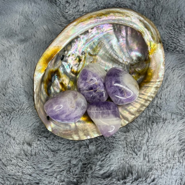 Chevron Amethyst Tumble