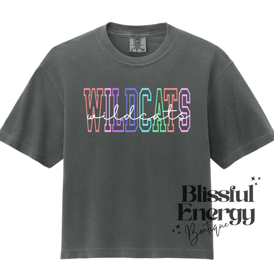 Colorful Wildcats Crop