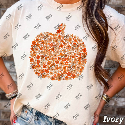 Floral Pumpkin