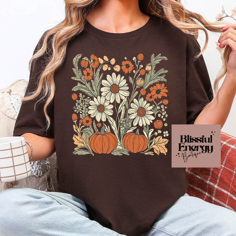 Fall Floral Pumpkin