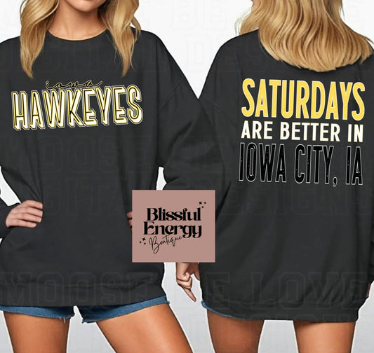 Saturday in Iowa City